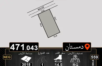 Land - Studio for sale in Dumistan - Northern Governorate