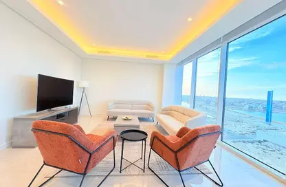 Apartment - 2 Bedrooms - 3 Bathrooms for rent in Canal View - Dilmunia Island - Muharraq Governorate