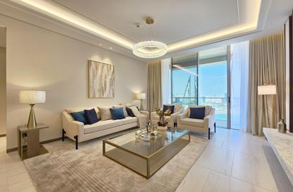 Apartment - 2 Bedrooms - 2 Bathrooms for rent in Bahrain Bay - Capital Governorate Apartment - 2 Bedrooms - 2 Bathrooms for rent in Bahrain Bay - Capital Governorate