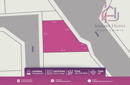 أرض - استوديو للبيع في مقابة - المحافظة الشمالية