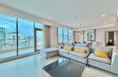 شقة - 2 غرف نوم - 4 حمامات للايجار في اللاجون - أمواج - المحرق