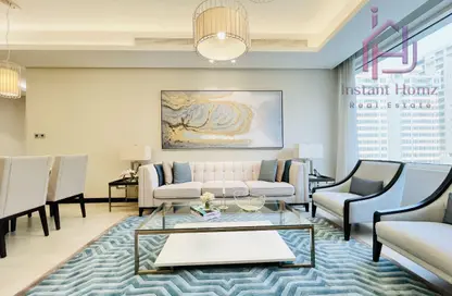 Apartment - 2 Bedrooms - 4 Bathrooms for rent in Al Juffair - Capital Governorate