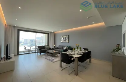 شقة - 2 غرف نوم - 3 حمامات للايجار في اللاجون - أمواج - المحرق