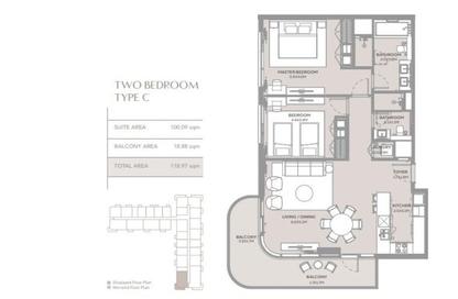 Apartment - 2 Bedrooms - 3 Bathrooms for sale in Marassi Al Bahrain - Diyar Al Muharraq - Muharraq Governorate