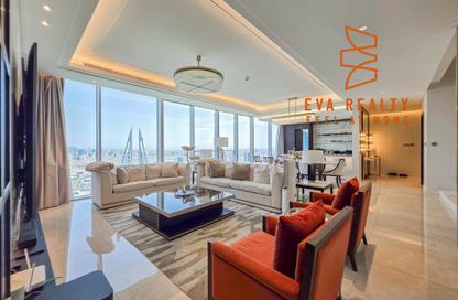 Apartment - 4 Bedrooms - 5 Bathrooms for rent in Onyx Skyview - Manama - Capital Governorate