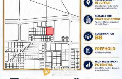 Land - Studio for sale in Al Juffair - Capital Governorate