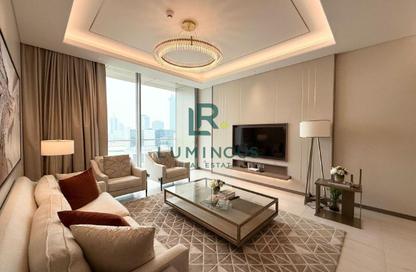 Apartment - 1 Bedroom - 2 Bathrooms for rent in Bahrain Bay - Capital Governorate Apartment - 1 Bedroom - 2 Bathrooms for rent in Bahrain Bay - Capital Governorate