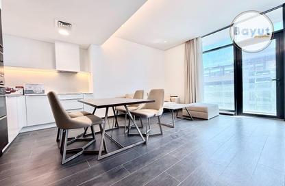 Apartment - 1 Bedroom - 1 Bathroom for rent in Bahrain Financial Harbour - Manama - Capital Governorate