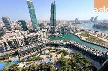 Apartment - 1 Bedroom - 2 Bathrooms for rent in Bahrain Financial Harbour - Manama - Capital Governorate