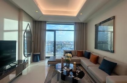 Apartment - 2 Bedrooms - 4 Bathrooms for rent in Sanabis - Manama - Capital Governorate