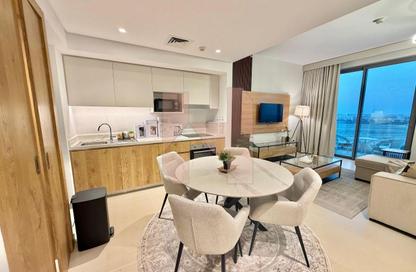 Apartment - Studio - 1 for rent in Marassi Al Bahrain - Diyar Al Muharraq - Muharraq Governorate
