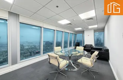 Office Space - 1 Bedroom - 2 Bathrooms for rent in Bahrain Financial Harbour - Manama - Capital Governorate