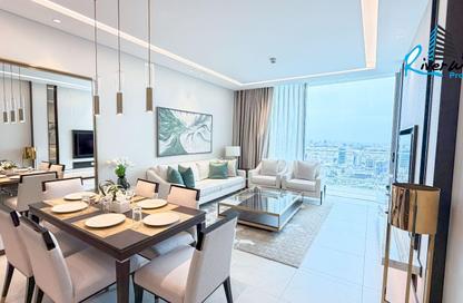 Apartment - 2 Bedrooms - 3 Bathrooms for rent in Bahrain Bay - Capital Governorate Apartment - 2 Bedrooms - 3 Bathrooms for rent in Bahrain Bay - Capital Governorate