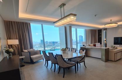 Apartment - 2 Bedrooms - 4 Bathrooms for rent in Bahrain Bay - Capital Governorate Apartment - 2 Bedrooms - 4 Bathrooms for rent in Bahrain Bay - Capital Governorate
