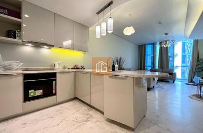 Apartment - 1 Bedroom - 1 Bathroom for rent in Bahrain Bay - Capital Governorate