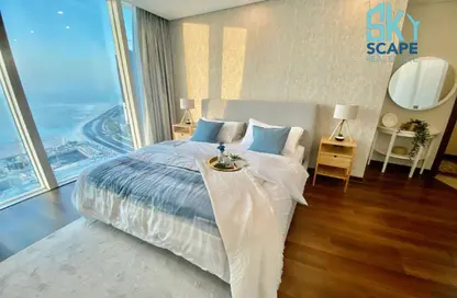 Apartment - 1 Bedroom - 2 Bathrooms for rent in Bahrain Financial Harbour - Manama - Capital Governorate