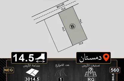 Land - Studio for sale in Dumistan - Northern Governorate
