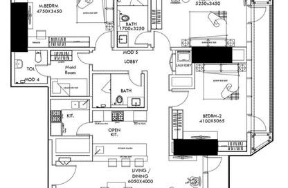 Apartment - 3 Bedrooms - 4 Bathrooms for sale in Bahrain Bay - Capital Governorate